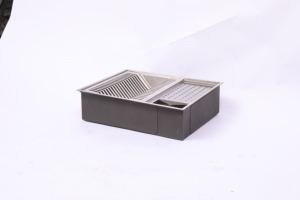 304สแตนเลสอ่างล้างจานแบบเดี่ยวสำหรับบาร์ร้านอาหาร - Product Image 4