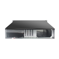 Rak Industri Dudukan PC Komputer 2U Server Casis untuk ATX MATX Motherboard dengan 3.5 HDD
