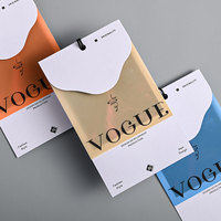 Étiquettes suspendues en papier personnalisées, étiquettes rectangulaires imprimées, finition nacrée mate, estampage à chaud pour vêtements, sacs, chaussures