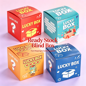 กล่องแข็งพิมพ์ลายตามสั่ง กล่องของขวัญกระดาษแข็งแบบ Blind Box พร้อมการพิมพ์สี่สีเคลือบเงา สำหรับบรรจุภัณฑ์เครื่องสำอางค้าปลีก - Product Image 2