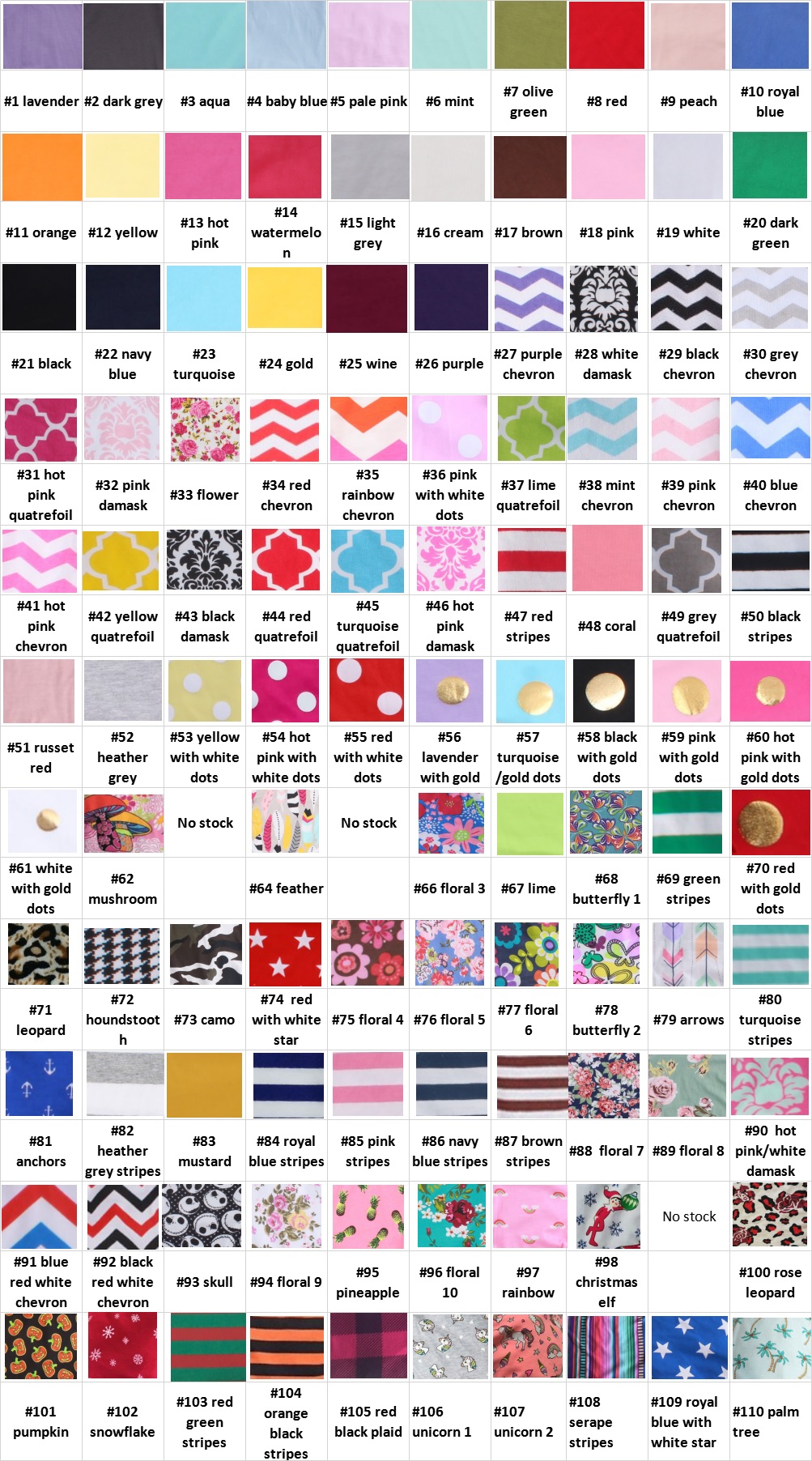 Più di 100 colori tra cui scegliere