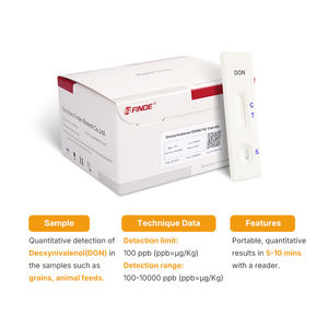 POCT Deoxinivalenol (DON) FQ 테스트 키트 CE 수의학 사료 및 곡물 미코 독소 검출 인증 (상업용 및 가정용) - Product Image 4
