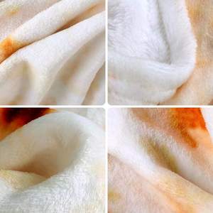 Manta de Franela Divertida para Niños al por Mayor, Diseño de <span class=keywords><strong>Pizza</strong></span> de Doble Cara, Moderna, 100% Poliéster, Tejida, Patrón Sólido, Portátil para Invierno - Product Image 6