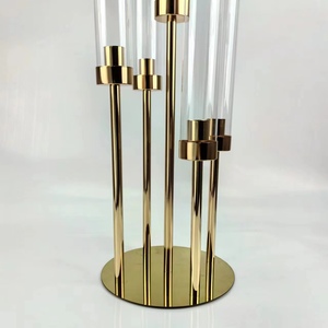 Support <span class=keywords><strong>de</strong></span> <span class=keywords><strong>bougie</strong></span> doré à 5 bras pour décoration <span class=keywords><strong>de</strong></span> fond <span class=keywords><strong>de</strong></span> scène <span class=keywords><strong>de</strong></span> <span class=keywords><strong>mariage</strong></span>, <span class=keywords><strong>centre</strong></span> <span class=keywords><strong>de</strong></span> <span class=keywords><strong>table</strong></span>, chandelier - Product Image 5