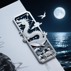 Elegant Personalized Stainless Steel <b>Bookmarks</b> with Tassel for Wedding Favors - Product Image 4