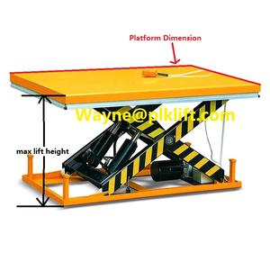 Table élévatrice hydraulique, équipement de levage pliable à haute charge, Table à <span class=keywords><strong>vendre</strong></span>, le plus récent modèle 2020 - Product Image 2