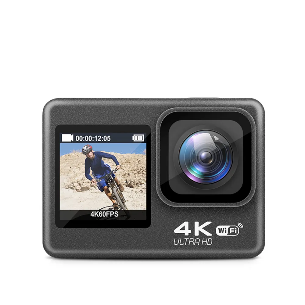 أكاسو برايف 7 Le Insta 360 Gopro بطل12 أسود - مقاوم للماء كاميرا حركة مقاومة للماء كاميرا فيديو إنستا 4 K