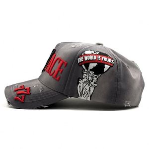Casquette de baseball personnalisée de haute qualité, design vintage délavé et vieilli, doublée de satin, style américain et mexicain, tendance - Product Image 4
