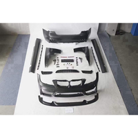 Bahan PP 3 Seri E90 E91 Upgrade M4 aksesoris bumper bumper bumper rok samping untuk E90 kecocokan sempurna