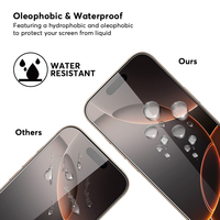 Protecteur d'écran de téléphone portable 13 14 15 16 Pro verre trempé transparent pour iPhone 16 Pro protecteur d'écran