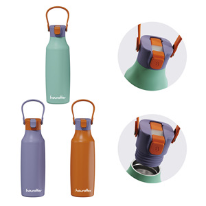 Custom Made Stainless Steel Insulated Water Bottle With Handle And Straw 304 Steel Travel Mug For Home Car Office Outdoor - Product Image 4