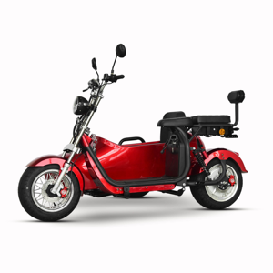 Sidecar 2026 Scooter Eléctrico de Tres Ruedas con Neumáticos Anchos, Chopper de 3000W, GPS, Plegable, Impermeable, de Largo Alcance, Citycoco - Product Image 3