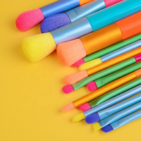 Meilleure vente en gros outil de maquillage pour cheveux doux multicolores ombre à paupières correcteur de poudre 10/15 pièces ensemble de pinceaux de maquillage