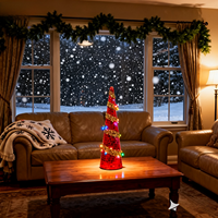 Ornements de Noël miniatures en forme de lentille disco personnalisés, fabriqués en usine, écologiques, en verre réfléchissant, miroir, décorations de fenêtre pour fête