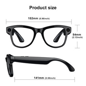 Lunettes Intelligentes M02 avec Caméra, <span class=keywords><strong>Traduction</strong></span> IA, Étui de Recharge, Caméra 8MP, Transfert Wi-Fi, Appel Vocal Bluetooth, Enregistrement Vidéo, Lunettes de Soleil - Product Image 6