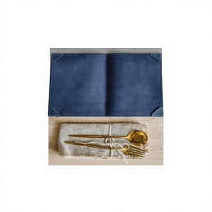Porte-menu en cuir de qualité supérieure, luxueux, durable, anti-odeurs, pour restaurant, café, couverture de menu élégante LMC-0085 - Product Image 1