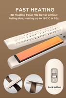 Lisseur et fer à boucler céramique à flux d'air CETL CE ROHS Ukca OEM ODM, Styler à air froid avec affichage LED de la température