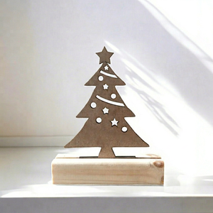 Handmade Wooden <b>Christmas</b> Tabletop Decor | Rustic Holiday Home Decoration | OEM & Wholesale - Product Image 1