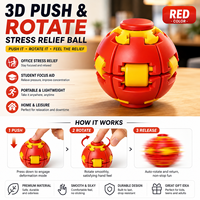 Balle anti-stress rotative en gros, jouet de puzzle sensoriel portable pour adultes et enfants