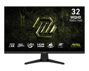 Nouvel écran de jeu <span class=keywords><strong>MSI</strong></span> MAG 325QF E18V <span class=keywords><strong>32</strong></span> pouces 2560x1440 180Hz, écran de jeu avec temps de réponse de 0,5 ms pour l'e-sport - Product Image 1