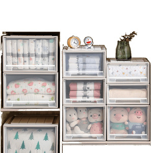 <b>Wardrobe</b> drawer-style <b>storage</b> box, clothing <b>storage</b> <b>solution</b>, transparent household clothing <b>storage</b> box, plastic cabinet - Product Image 5