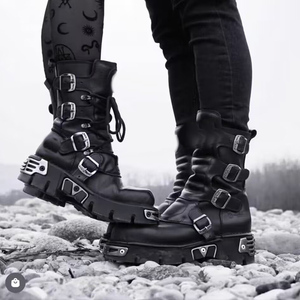 Botas Chelsea de Cuero Estilo Británico para Hombre, Invierno 2023, Botas Vintage de Caballero, Zapatos Unisex para Hombre, Tallas Grandes - Product Image 4