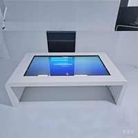Table tactile interactive intelligente pour jeux de café avec écran LCD HD de 55 pouces, multi-touch capacitif