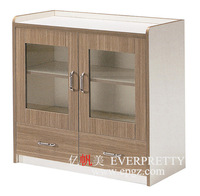 Meubles de bureau armoire en bois pour salle de repos armoire de rangement de bureau avec 3 portes