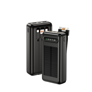 Banque d'énergie solaire de grande capacité 30000 mah pour <span class=keywords><strong>iPhone</strong></span> casque ventilateur montre chargeur de charge rapide 30000 Mah <span class=keywords><strong>batterie</strong></span> <span class=keywords><strong>externe</strong></span> personnalisée - Product Image 1