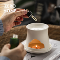 Chauffe-cire écologique en céramique, brûleur d'aromathérapie, four à encens longue durée pour la maison, poêle à thé