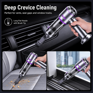 Aspiradora de Mano Inalámbrica sin Escobillas de 15KPa, Soplador de Aire, Inflador/Desinflador para Coche, Hogar, Oficina, Sofá, Limpieza de Pelo de Mascotas - Product Image 4