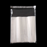 Sacs de rangement en plastique PE transparents personnalisés, auto-adhésifs et auto-scellants pour vêtements, film épaissi
