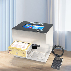 Nhỏ benchtop QR mã máy in phun thép không gỉ máy tự động 600dpi Độ phân giải ngày Túi container 1 năm bảo hành - Product Image 2