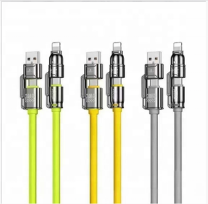 HUGEEL New 4 in 1 PD65W Type C Cable 480Mbps USB2.0 <strong>Data</strong> Cable with PD Super Fast Charging for Phone Laptop Tablet Cable - Product Image 2