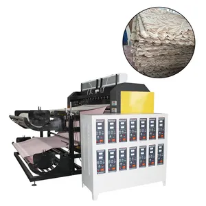 ultrasonic mattress fabric textile embossing quilting machine