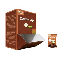 Boîte de présentation de comptoir avec logo personnalisé pour les bonbons gélifiés et le chocolat