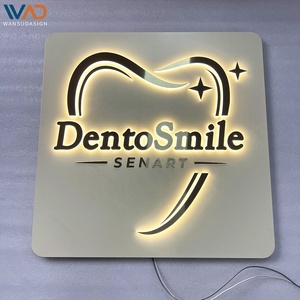 Letreros Metálicos Personalizados para Negocios, Letreros 3D para <span class=keywords><strong>Consultorio</strong></span> Dental, Letreros Exteriores con Logotipo de Empresa, Letrero LED para Clínica o Tienda - Product Image 5
