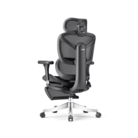 Chaise de bureau ergonomique moderne avec pieds en alliage d'aluminium à dossier en maille et hauteur réglable Caractéristiques inclinables