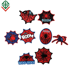 Hero <span class=keywords><strong>Spider</strong></span> Iron auf Buchstaben Bestickte Patches Applique <span class=keywords><strong>Spider</strong></span> web Hero <span class=keywords><strong>Spider</strong></span> Iron für Kleidung - Product Image 1