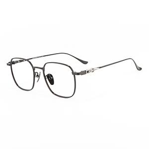 Monturas de Gafas de Titanio de Diseño con Logotipo, Color Negro, Calidad Superior, Fabricadas en China, para Uso Diario, No se Deforman Fácilmente - Product Image 1