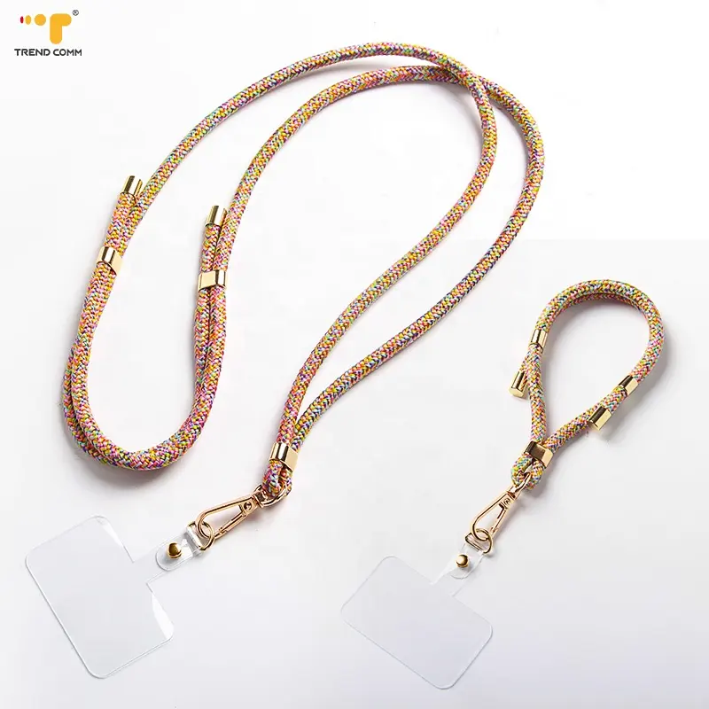 Famous Brand Phone Bag Chain Straps Universal Detachable Colorful Rope Necklace For Crossbody Phone Case