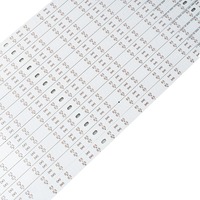 Circuit imprimé en aluminium pour LED, simple face, finition de surface HASL sans plomb OSP, LED SMD, certifié ISO9001, service PCBA clé en main