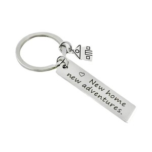 <span class=keywords><strong>Porte</strong></span>-clés de luxe personnalisé <span class=keywords><strong>avec</strong></span> logo, <span class=keywords><strong>porte</strong></span>-clés vierge pour sublimation, gravure laser sur métal, acier inoxydable, nouveau <span class=keywords><strong>porte</strong></span>-clés Home Adventures - Product Image 4