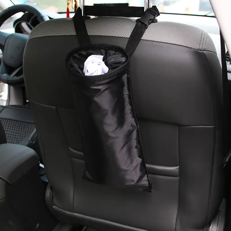 Car Organizer Back Seat,Hanging Premium Car Seat Organizer,Waterproof Odorless Fabric Mini Trash Bag