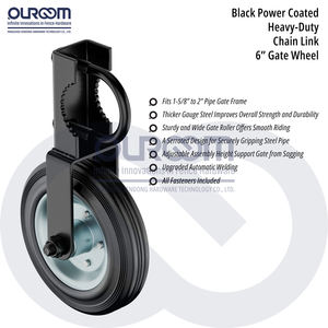 भारी ड्यूटी स्प्रिंग लोडेड गेट कैस्टर किट एडजस्टेबल स्लाइडिंग गेट रोलर और बैर्न डोर हार्डवेयर के लिए - Product Image 2