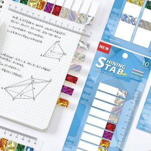 Autocollants transparents pour étiquettes, couleur laser, haute qualité esthétique, autocollants de signalisation, 'Signer ici', pour petits notes d'étudiant - Product Image 2