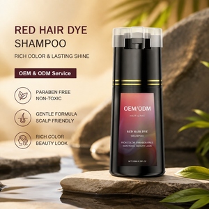 <span class=keywords><strong>แชมพู</strong></span>ย้อม<span class=keywords><strong>ผม</strong></span>สีแดง OEM/ODM สีติดทนนาน ปราศจากพาราเบน ปลอดสารพิษ อ่อนโยน บำรุงเส้นผม - Product Image 1