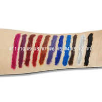 Mascara noir à étiquette privée, 10 couleurs, imperméable, résistant à la transpiration, longue tenue, volume et longueur supplémentaires, maquillage