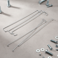 Clips à ressort métalliques en forme de U, sur mesure, en acier inoxydable zingué, formage de fil, forme spéciale pour clavier d'ordinateur