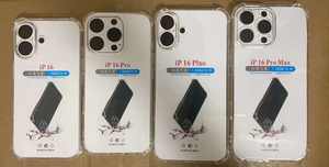 เคสโทรศัพท์มือถือป้องกันการตกสี่มุมสำหรับ <span class=keywords><strong>iPhone</strong></span> 16 PRO MAX 15 <span class=keywords><strong>PLUS</strong></span> 13 14 TPU ใส - Product Image 4